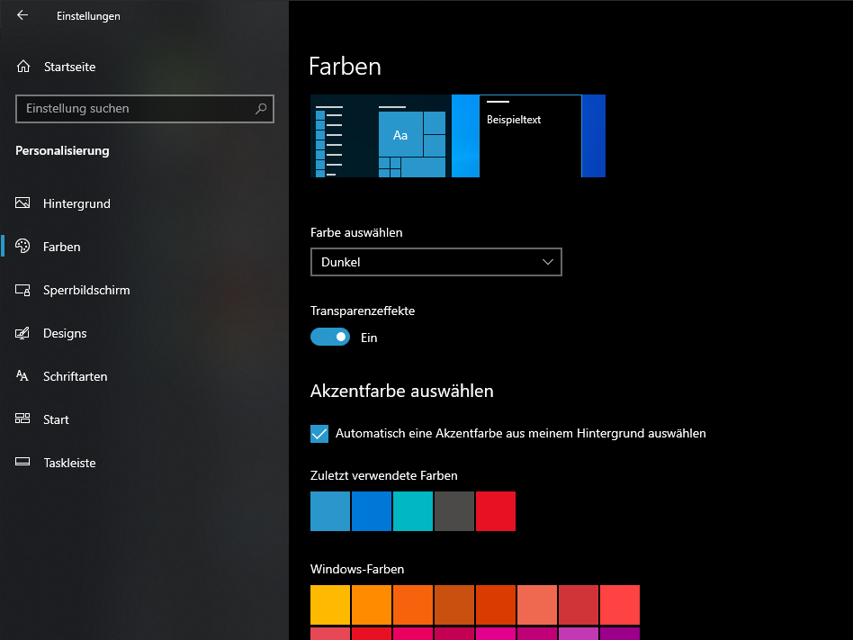 Import from MahApps Accent color when Windows determines the accent
