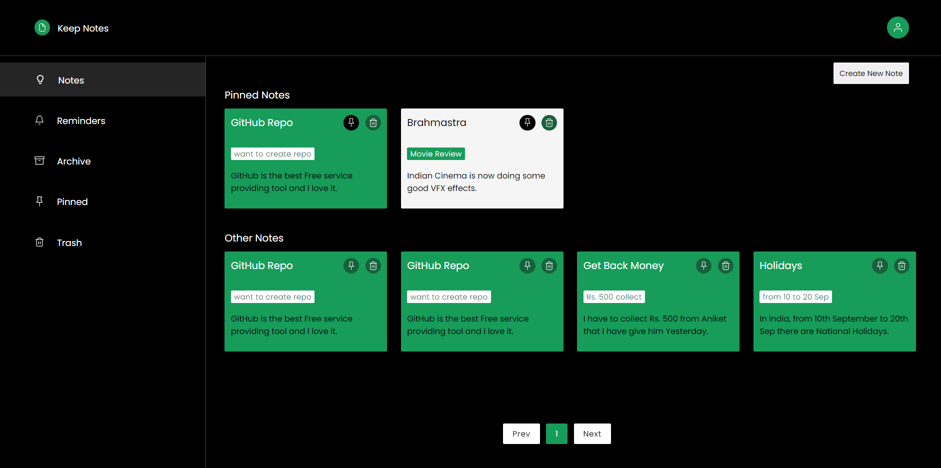 GitHub - aniket-6234/Google-Quick-Notes: Similar to Google Keep Notes ...