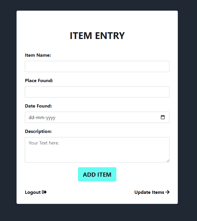 GitHub - pranith-rao/Lost-and-found: A lost and found website where the ...