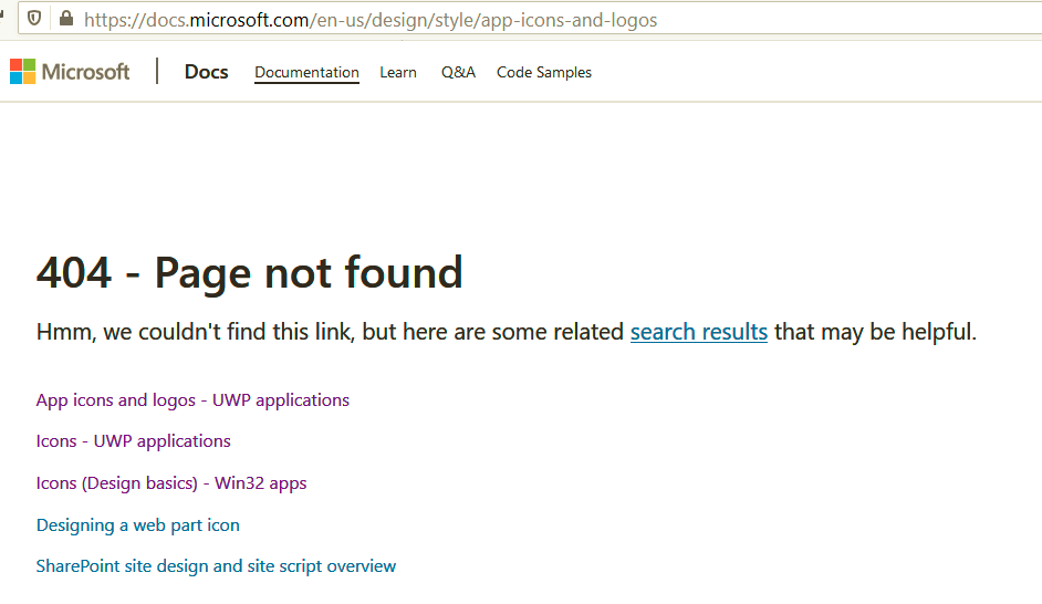 Invalid link in documentation · Issue #2543 · microsoft/microsoft-ui ...