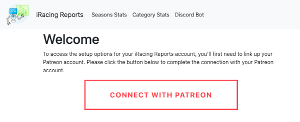 Connect with Patreon button