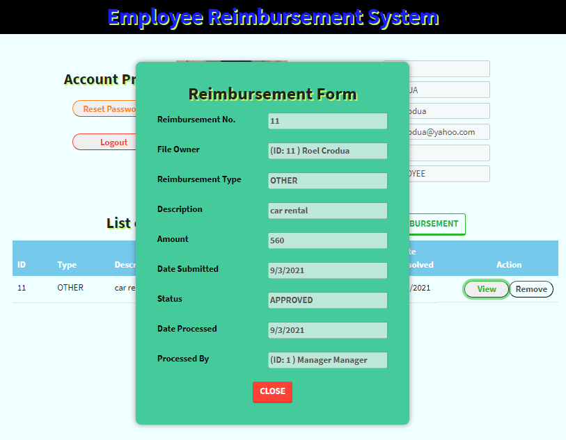 GitHub - roeldcrodua/EmployeeReimbursementSystem_P1: Project 1 ... image.