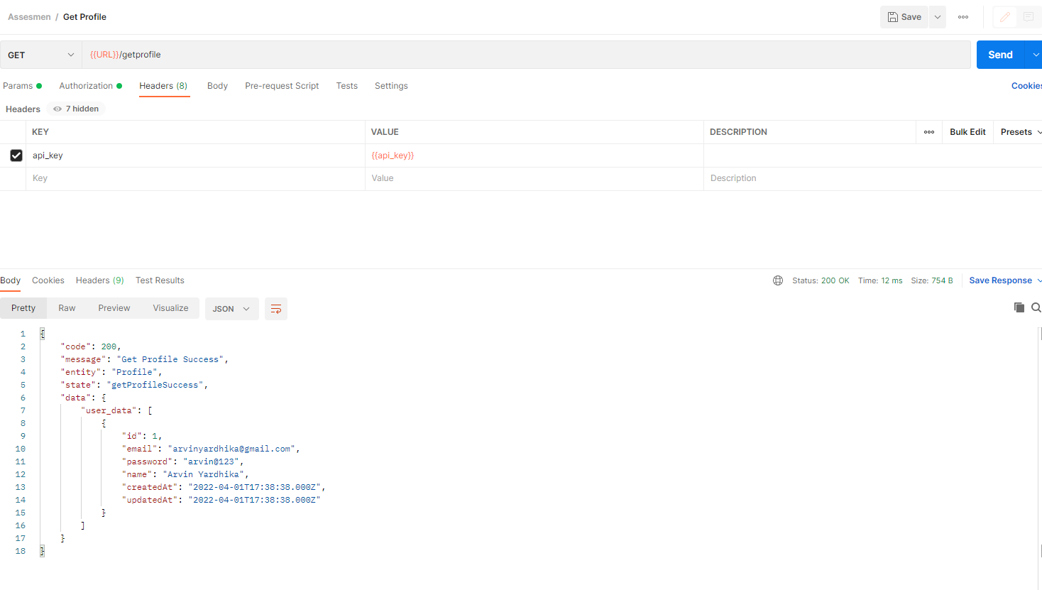 GitHub - arvinyar/asesmen: Assesment Test Backend SoftDev