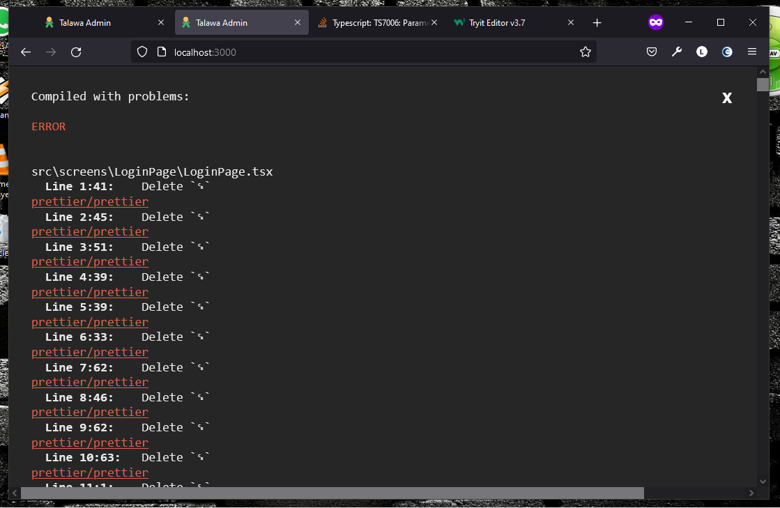 Bug Report - Error Delete '' in prettier · Issue #344 ...