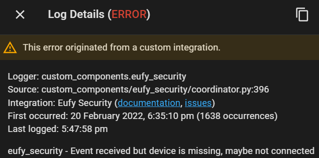 error event recived but device is missing · Issue #285 · fuatakgun/eufy ...