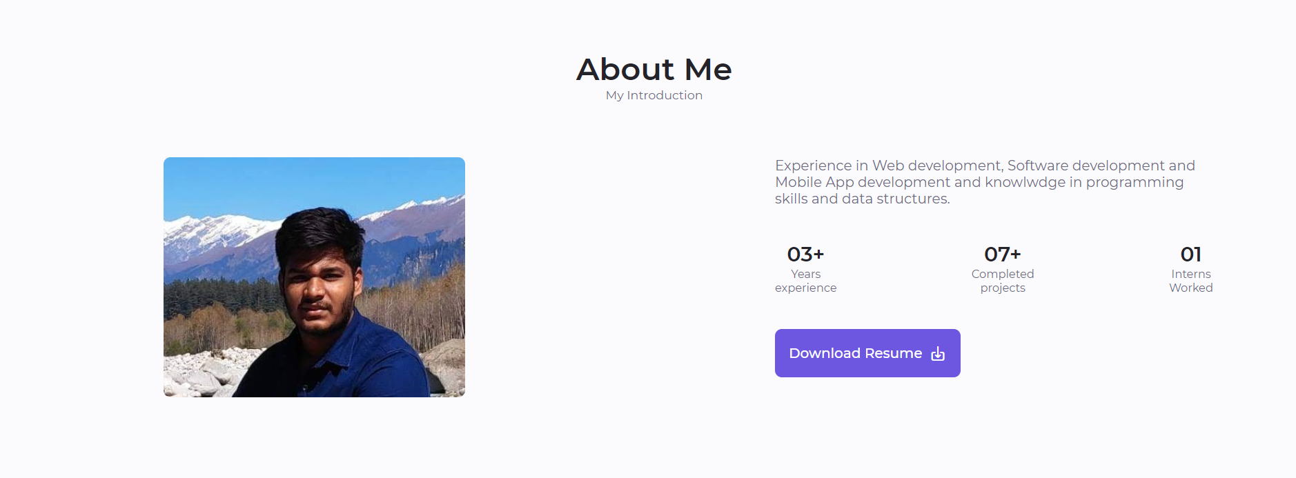 GitHub - ksnvdkalyan/Portfolio-Website: This is a simple personal ...