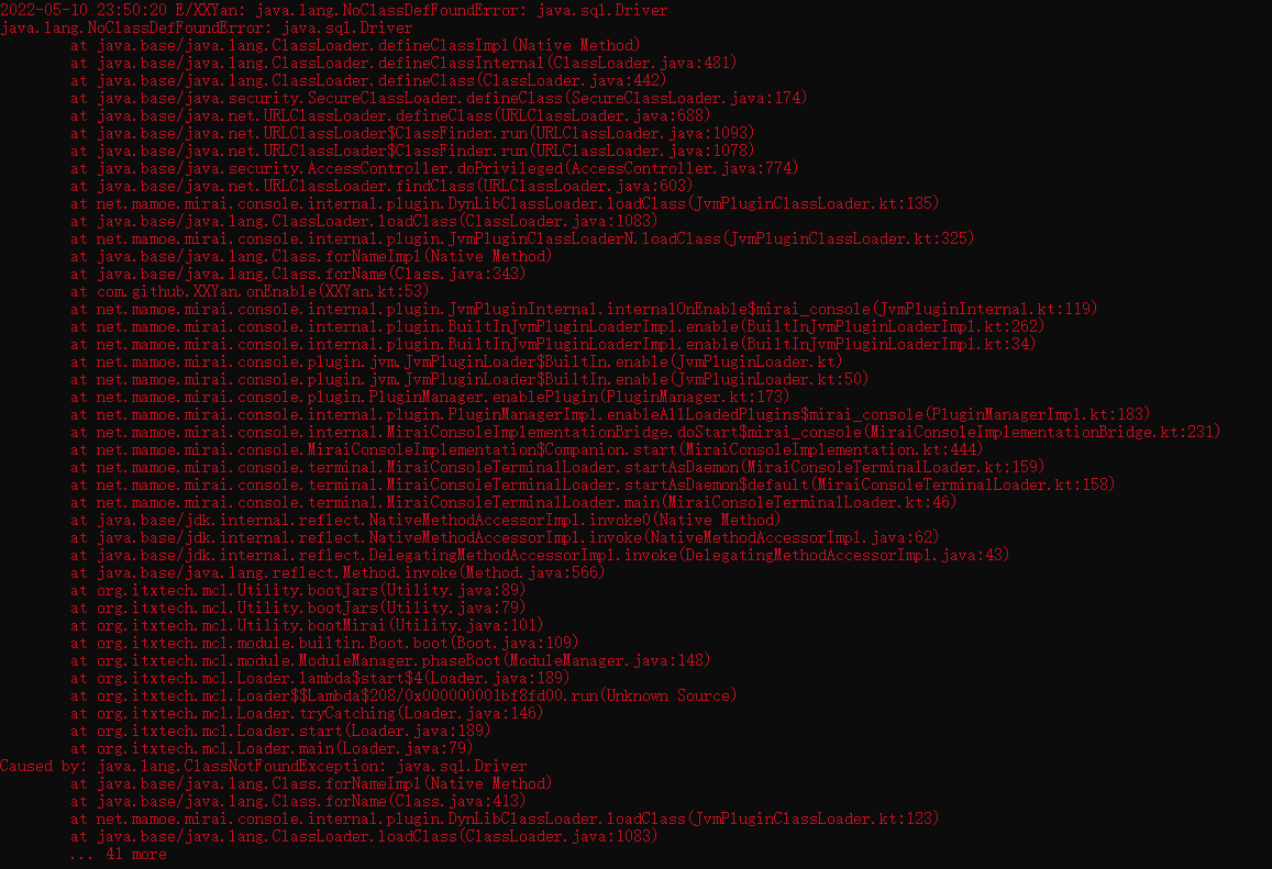 console 2.11.0-RC2没有加载插件所导入的包 · Issue #2026 · mamoe/mirai · GitHub