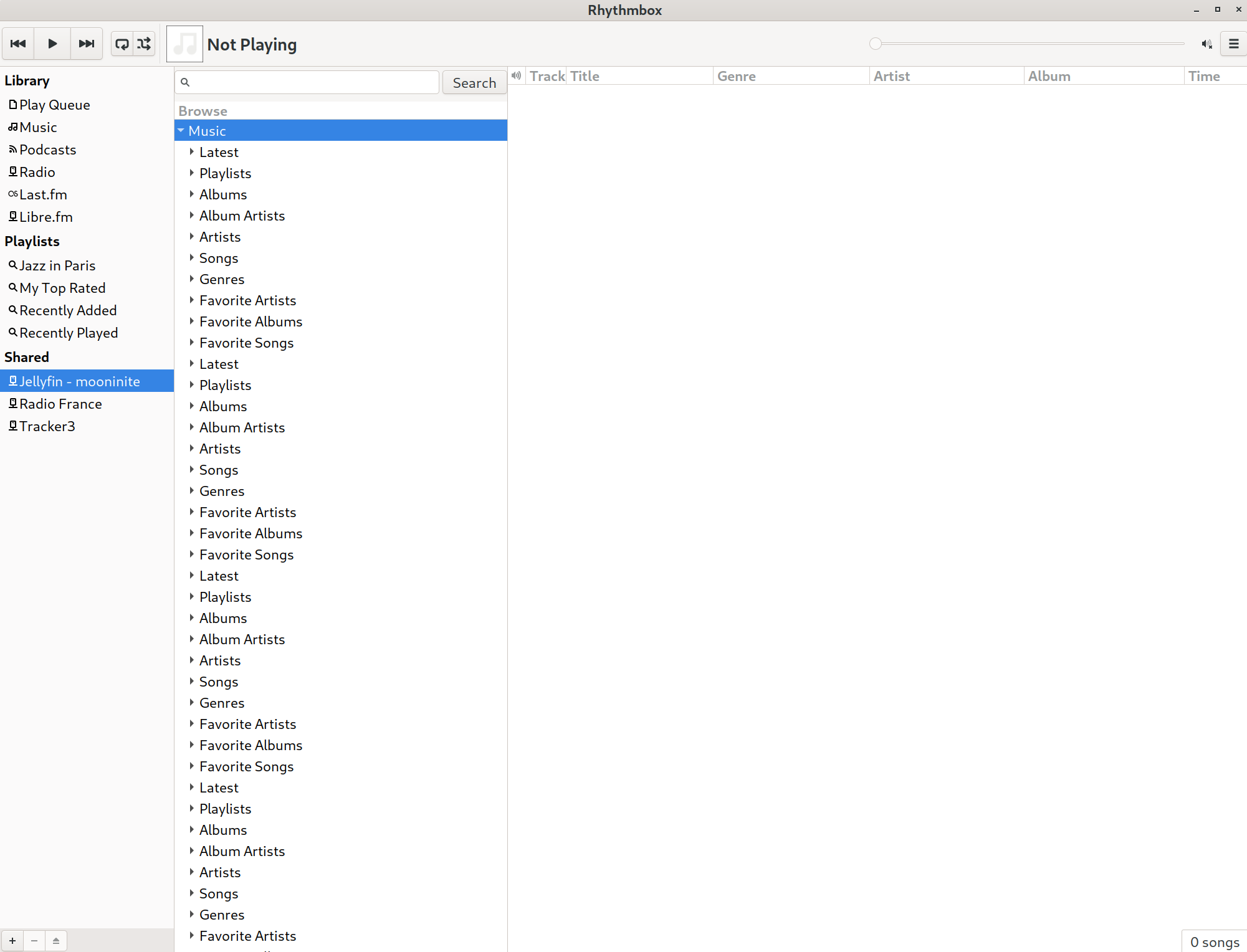 [Issue] Rhythmbox DLNA client receives infinite loop of top level
