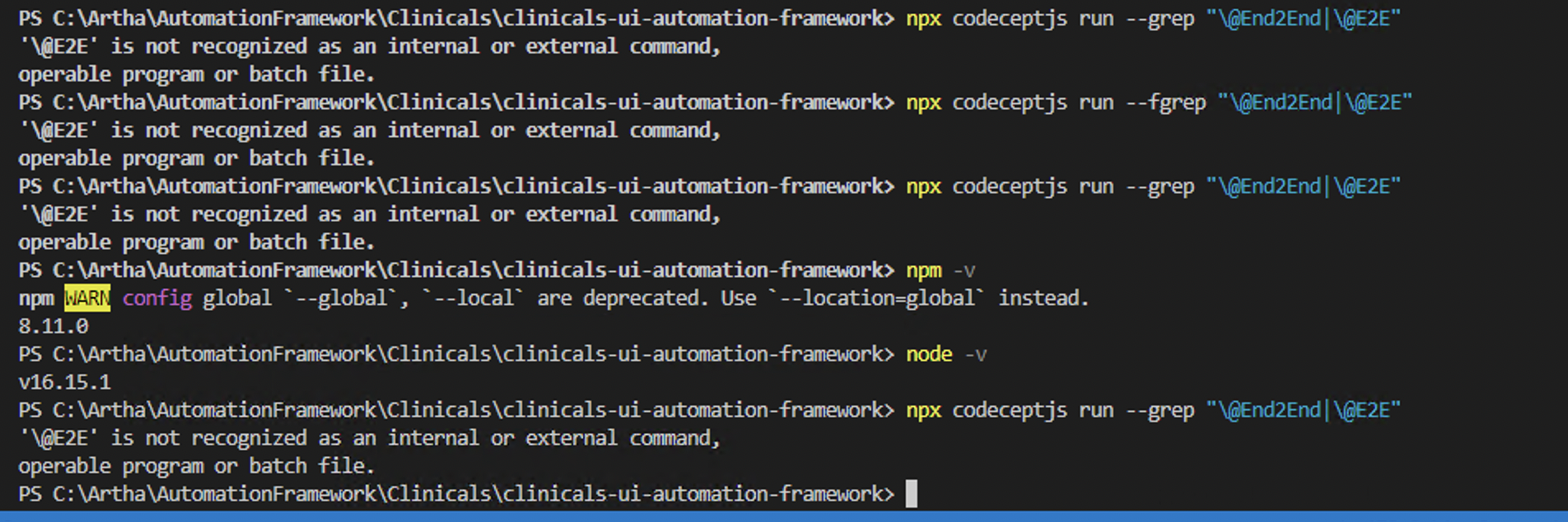 grep command is not working with Or condition · Issue 3536