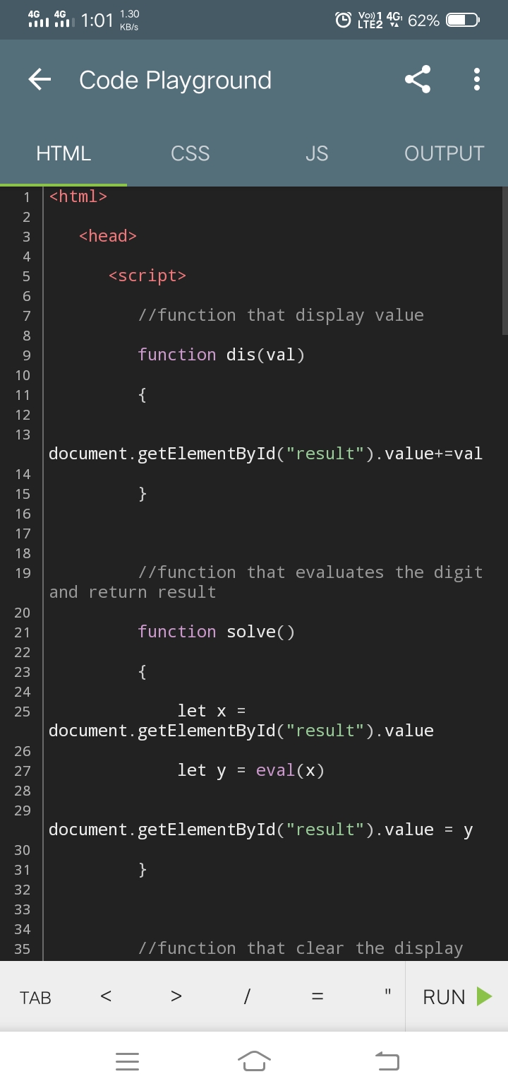 GitHub - KrishnaSahu99/Html-Calculator: Here a Calculator is going to ...