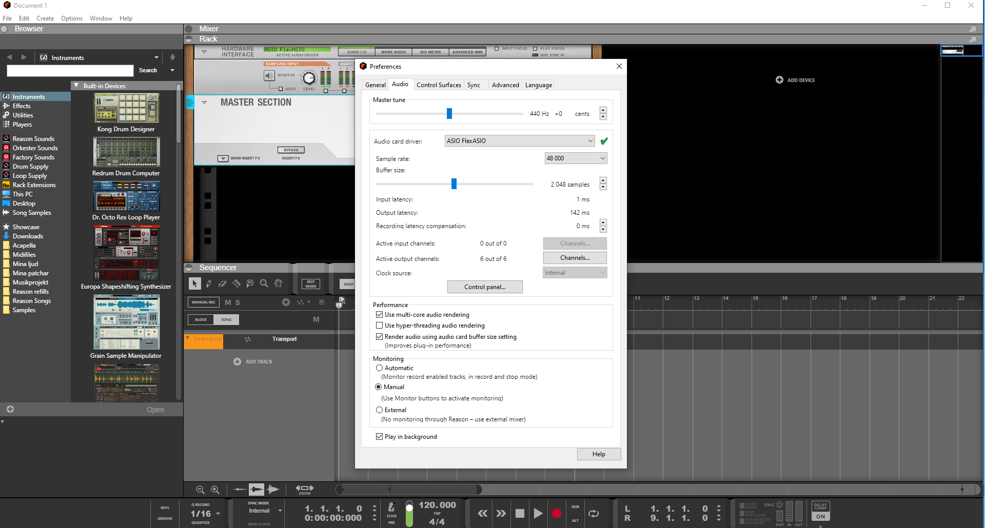 ReasonStudios_12_FlexASIO_working_after_connected_my_BT_headset_to_my_computer