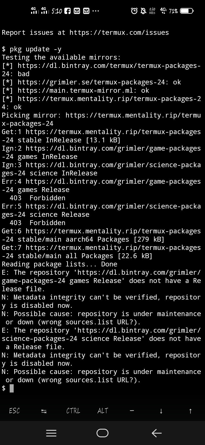 Why packages are not going to be update... · Issue #2030 · termux ...
