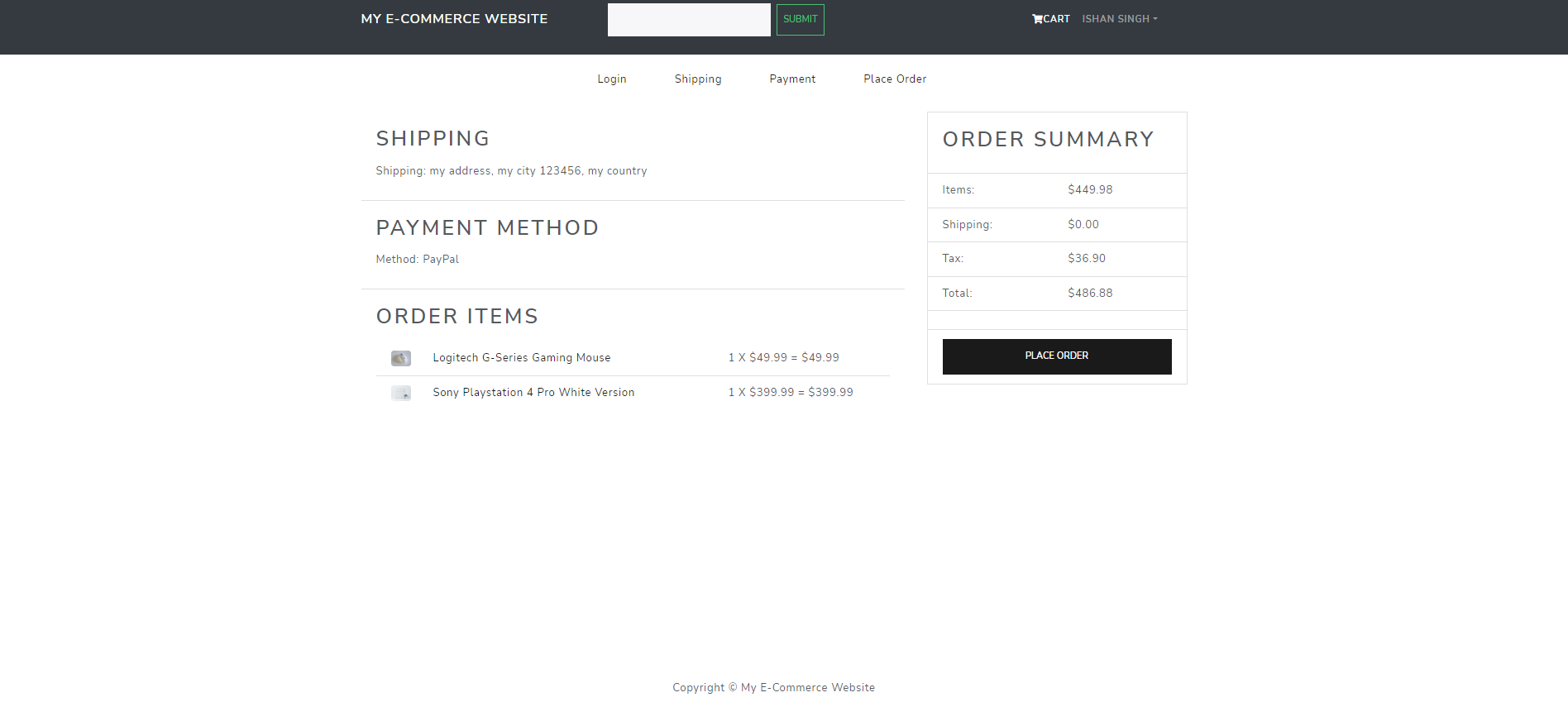 GitHub - ishansinghcms/E-Commerce