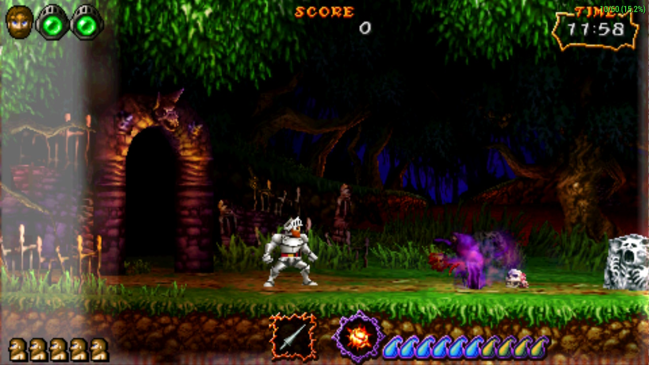 Ultimate Ghosts'n Goblins glitched effects OpenGL · Issue