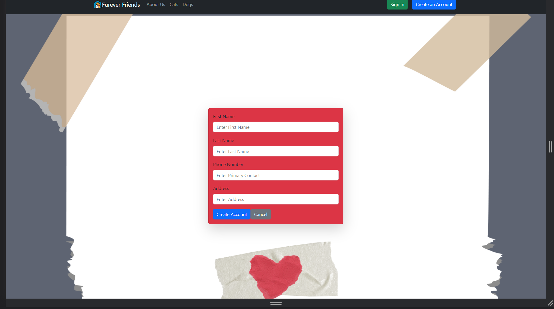 GitHub - ackermanjs/Furever-Friends-Proj.-03: Furever Friends Project 03