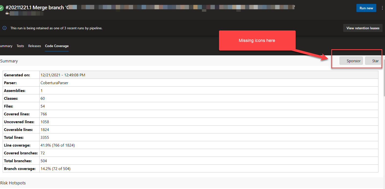 Missing icons when viewing reports in Azure Devops · Issue #471 ...