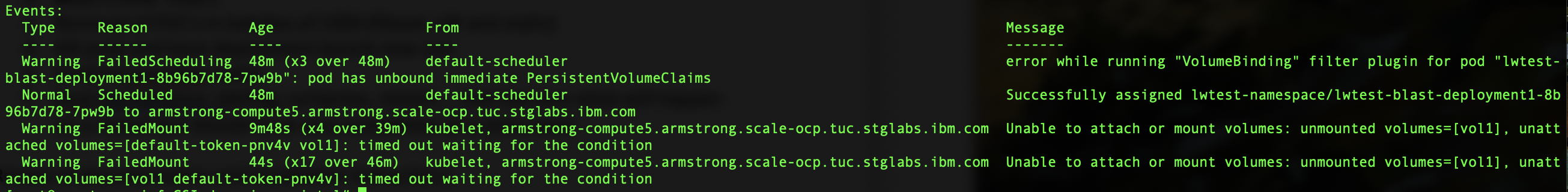 All Pods Stuck in ContainerCreating Due to Volumes Not Mounting · Issue ...