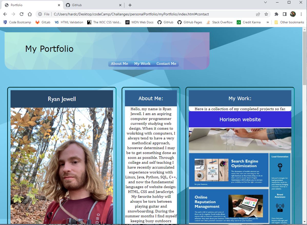GitHub - Rjewell859/myPortfolio: This is my portfolio of work.