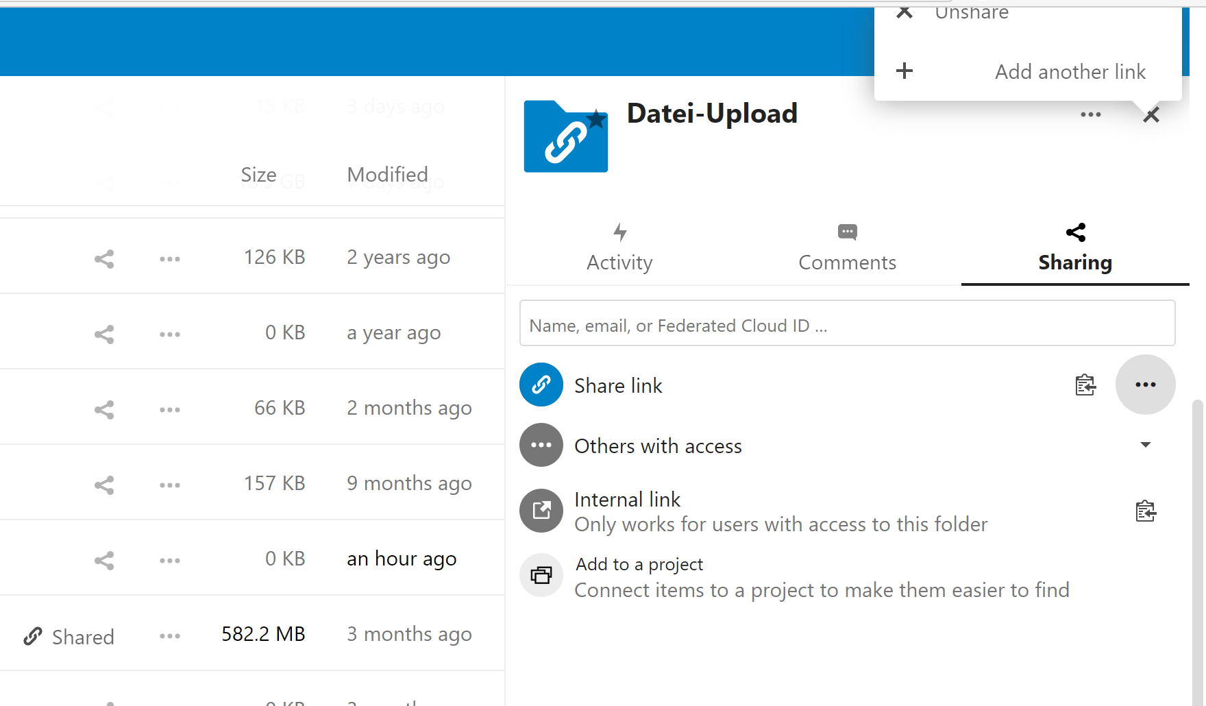 Share link menu going craaaaaaazy on scroll · Issue #23872 · nextcloud ...
