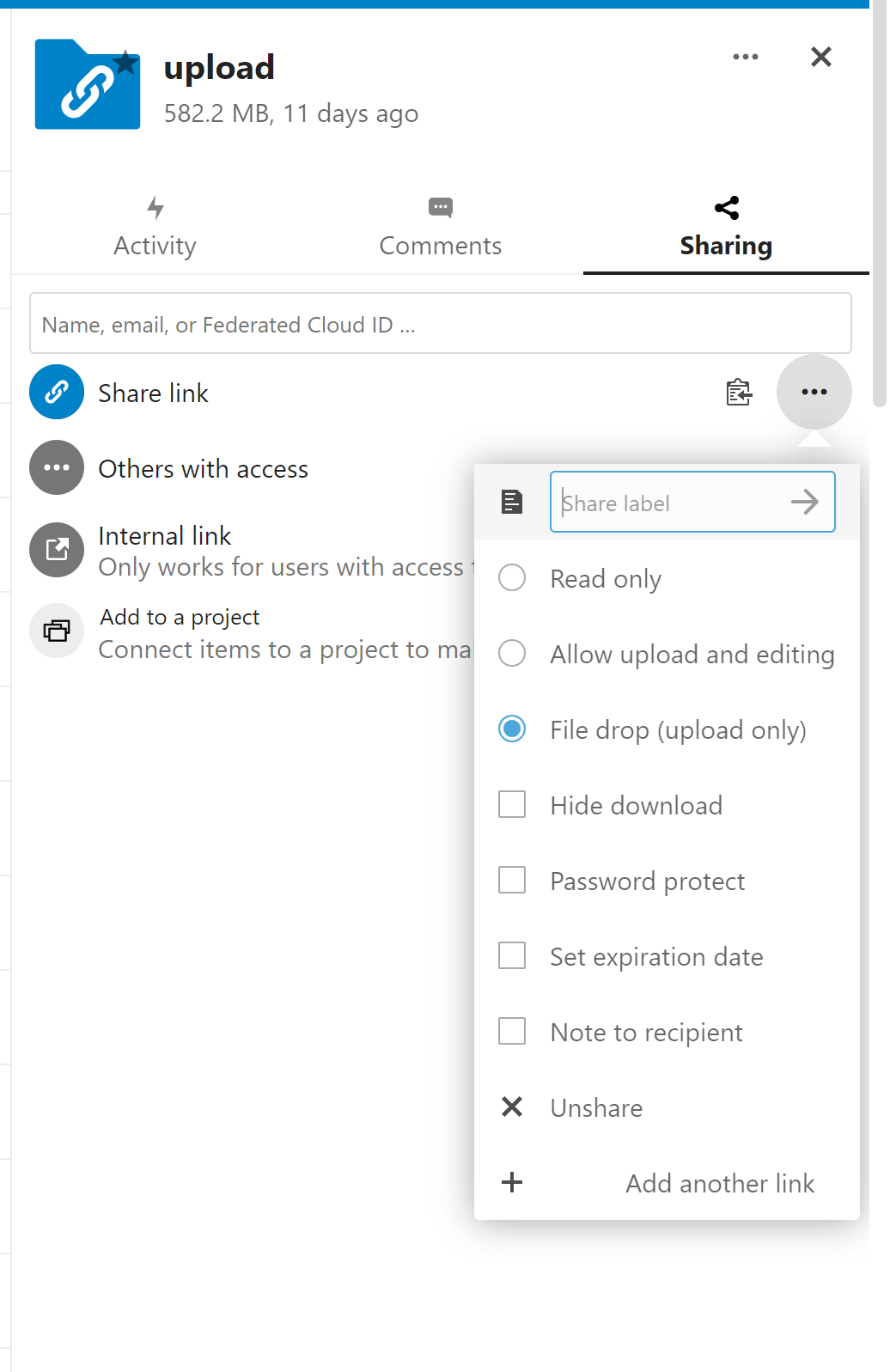 Share link menu going craaaaaaazy on scroll · Issue #23872 · nextcloud ...
