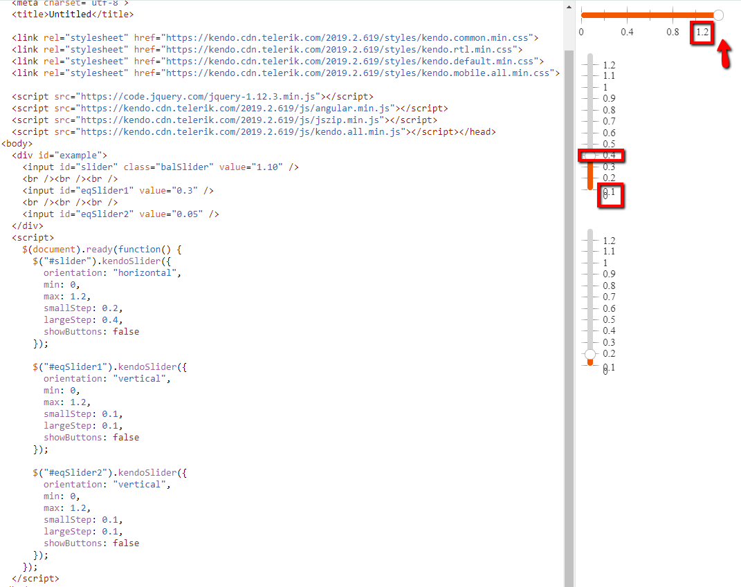 Displaced labels of Slider with decimal values · Issue 2932 · telerik