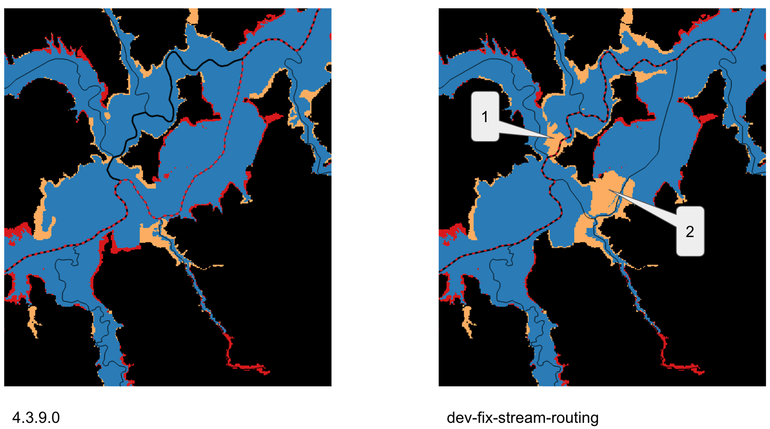 [21pt] Missing inundation due to missing flows in BLE benchmark data ...