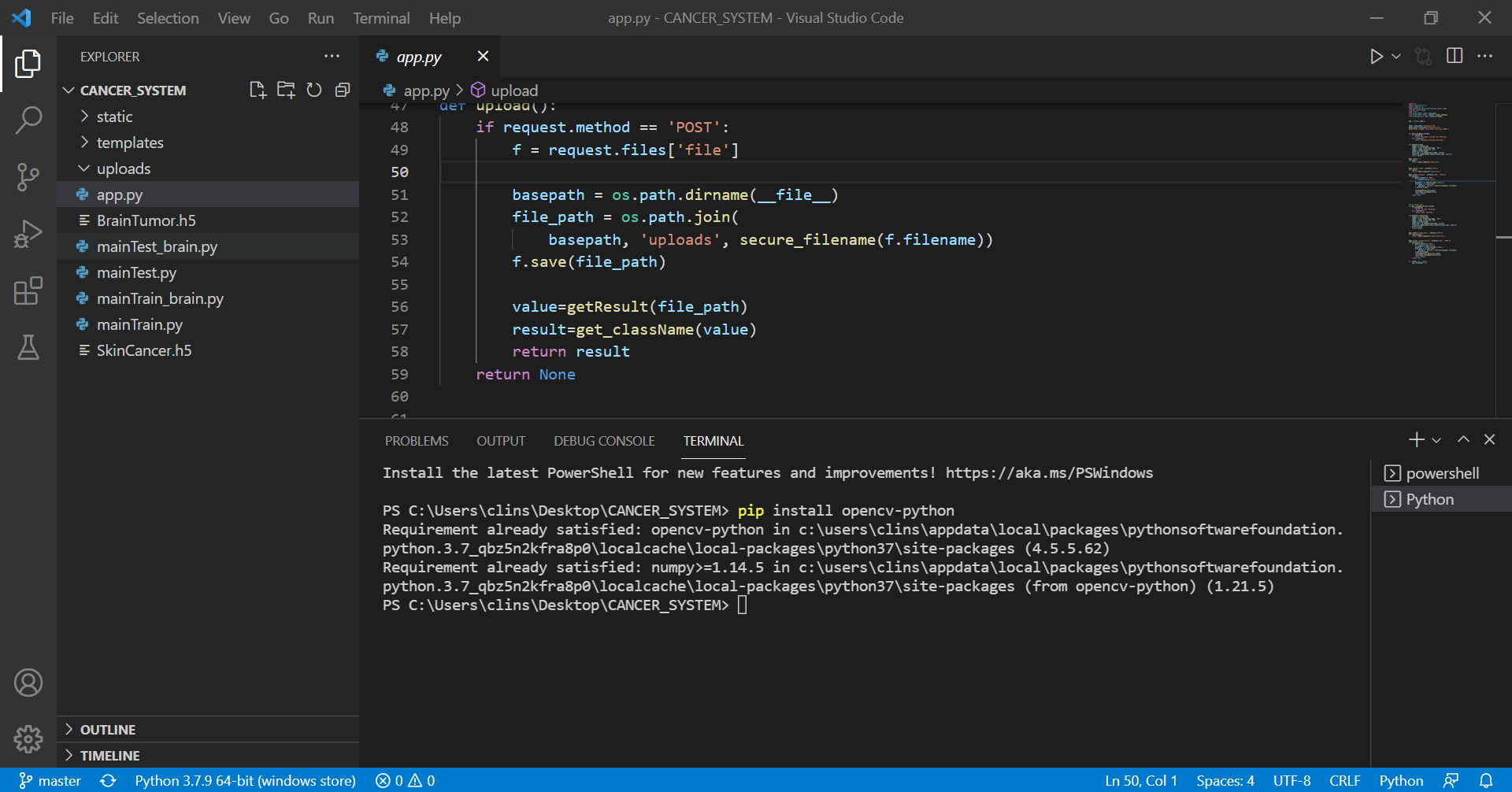 GitHub - Krishna-colla-b/Cancer-Detectinon-System