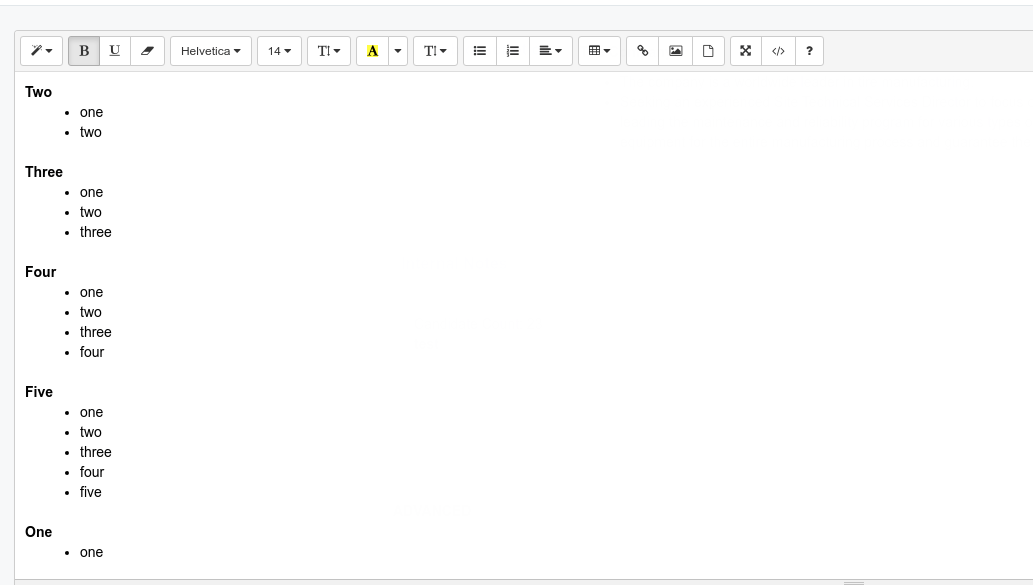 Summernote Display Text Changes in format not applied to the entire content when all text in ...