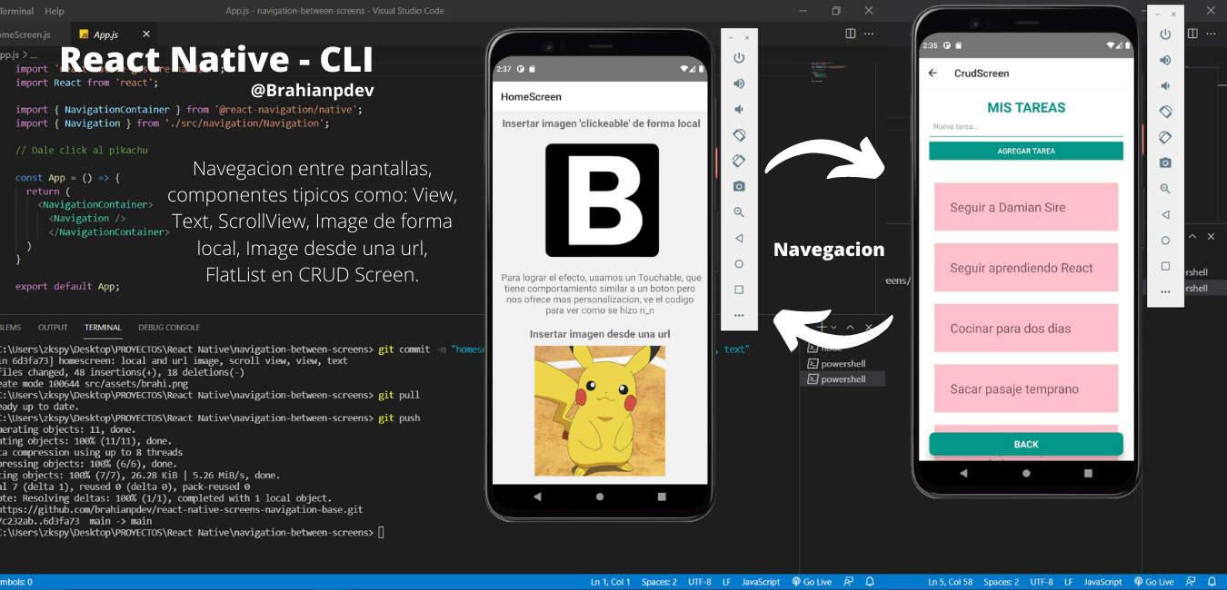 GitHub - annesiaf/react-native-screens-navigation-base: Basic app with ...