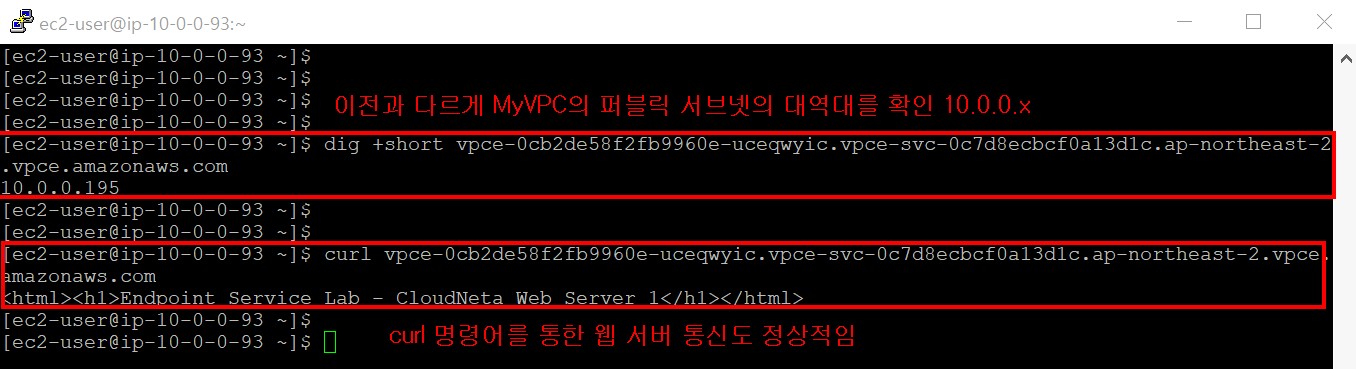 1-9 엔드포인트(프라이빗 링크) 통신확인