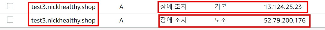 5-2  장애조치라우팅 생성