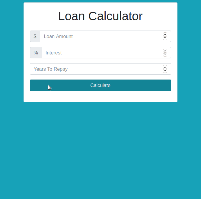 GitHub ryangrieve/loancalculator A loan calculator project from