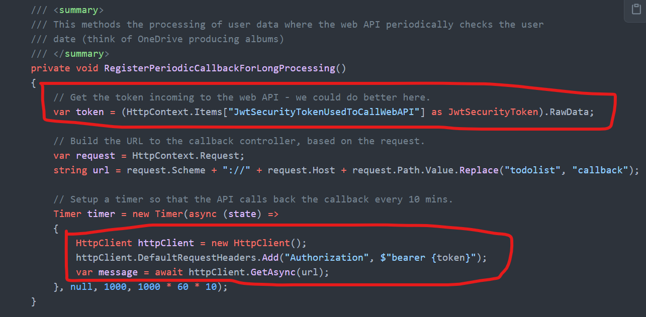[Question] How to get OBO token from an event handler · Issue #441 ...