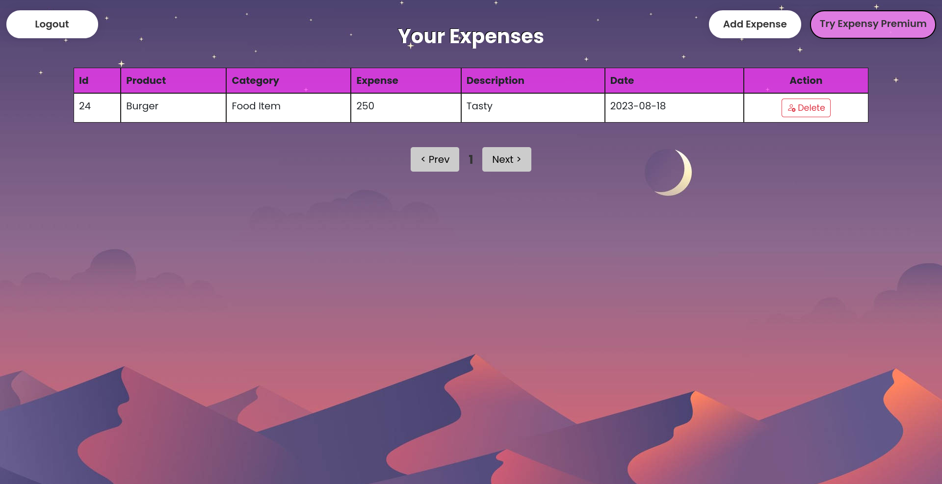 GitHub - chandrasahi10/Expensy: The expense tracker project utilizes ...