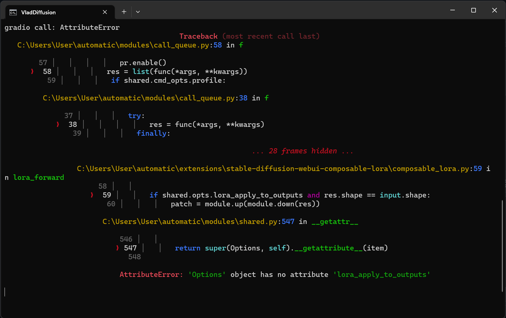 [Issue]: · Issue #647 · vladmandic/sdnext · GitHub