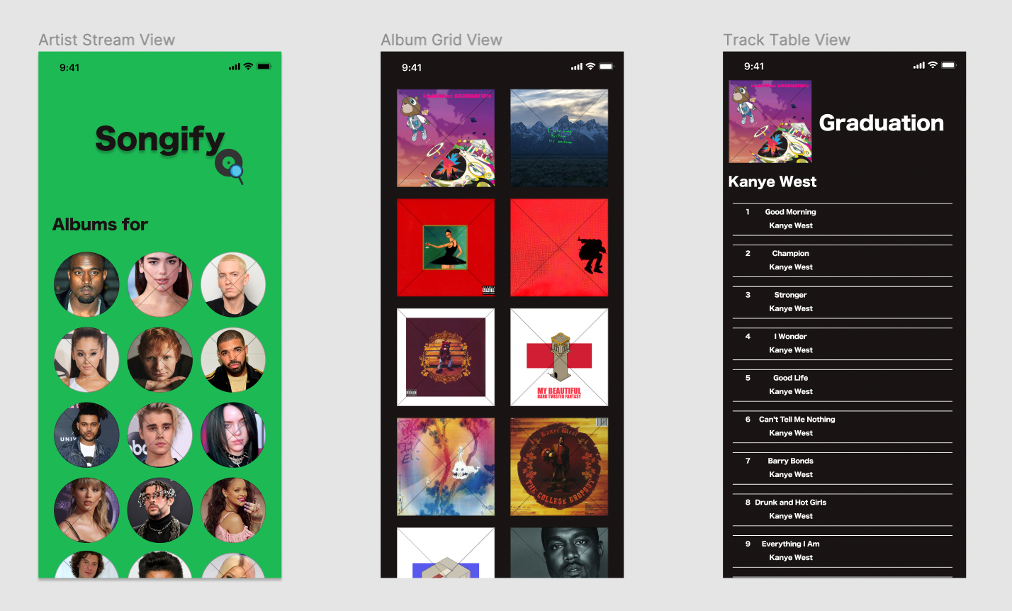 GitHub - iOS-Group-Project/Songify: Get albums and songs from a user ...