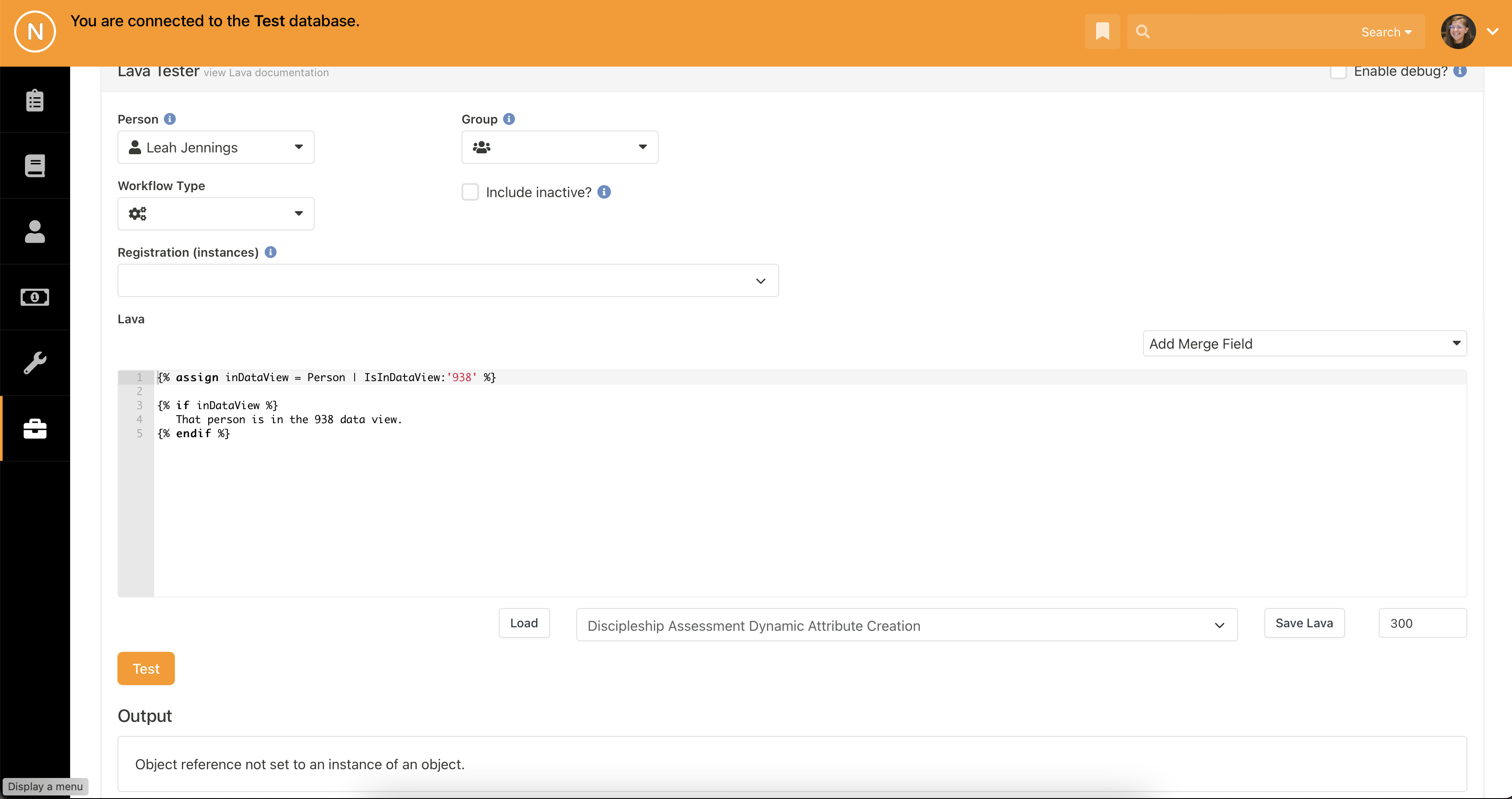 [Alpha v1.14.1.1] IsInDataView filter returns "Object reference not set ...