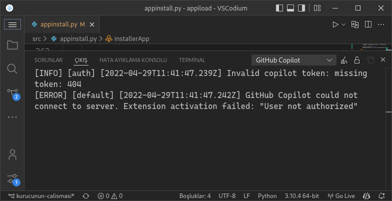 GitHub Copilot is already enabled but I can't use · community ...