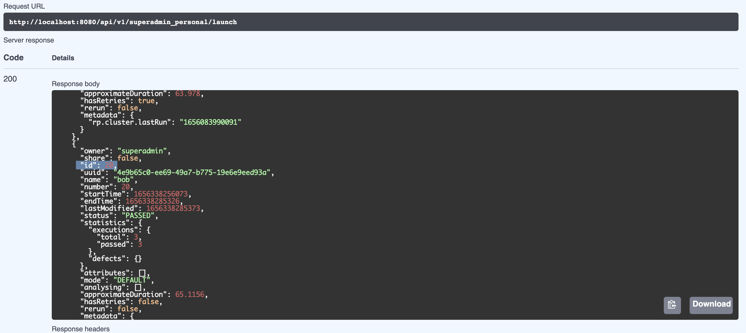 Merge launches request body payload syntax incorrect? · Issue #1763 ...