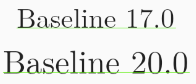 TextBaselines