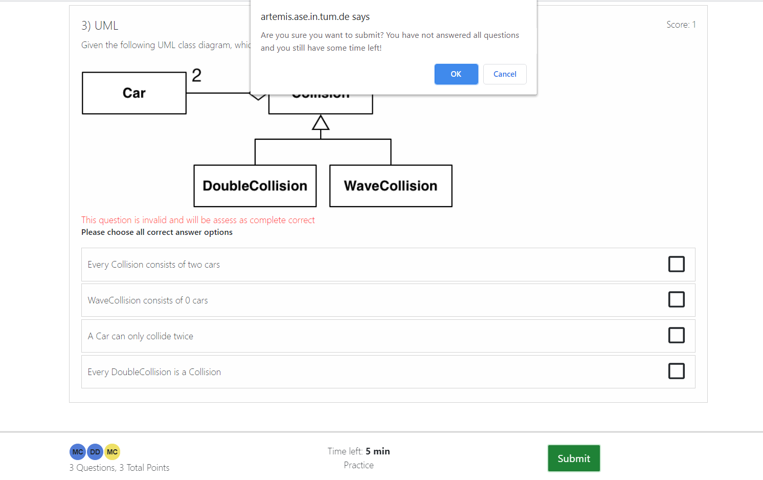 Bug with invalid excercises in Practice mode · Issue #1841 · ls1intum ...