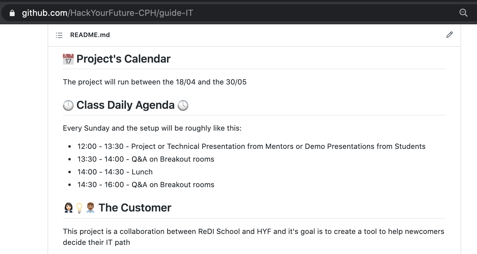 Test Issue · Issue #1 · HackYourFuture-CPH/Guide-IT · GitHub