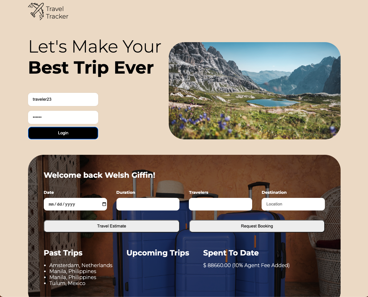 GitHub - CodeMeister362/travelTracker