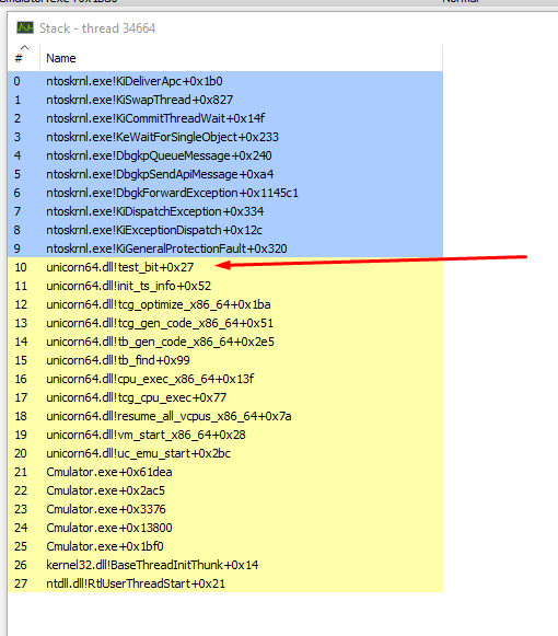 UNICORN 2 Beta - Access Violation Exception at "test_bit" · Issue #1450 ...
