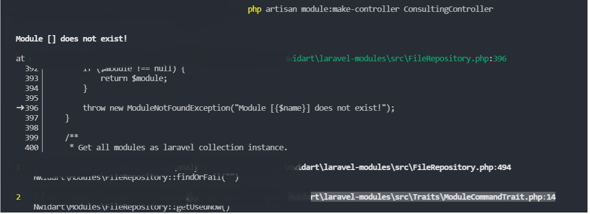 Returning error if module-make command argument gave empty · Issue ...