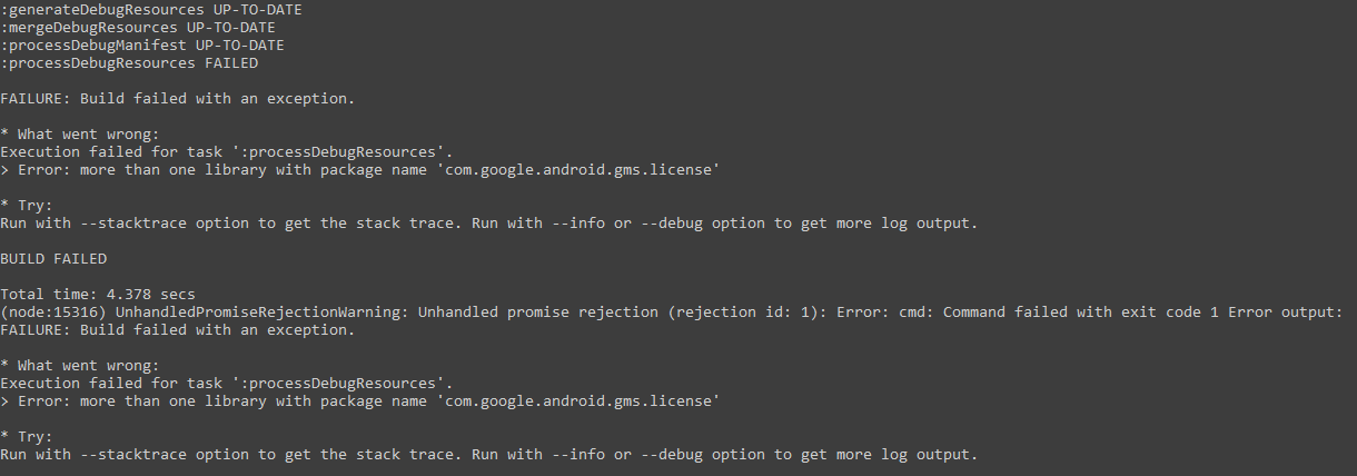 firebase-build-failed