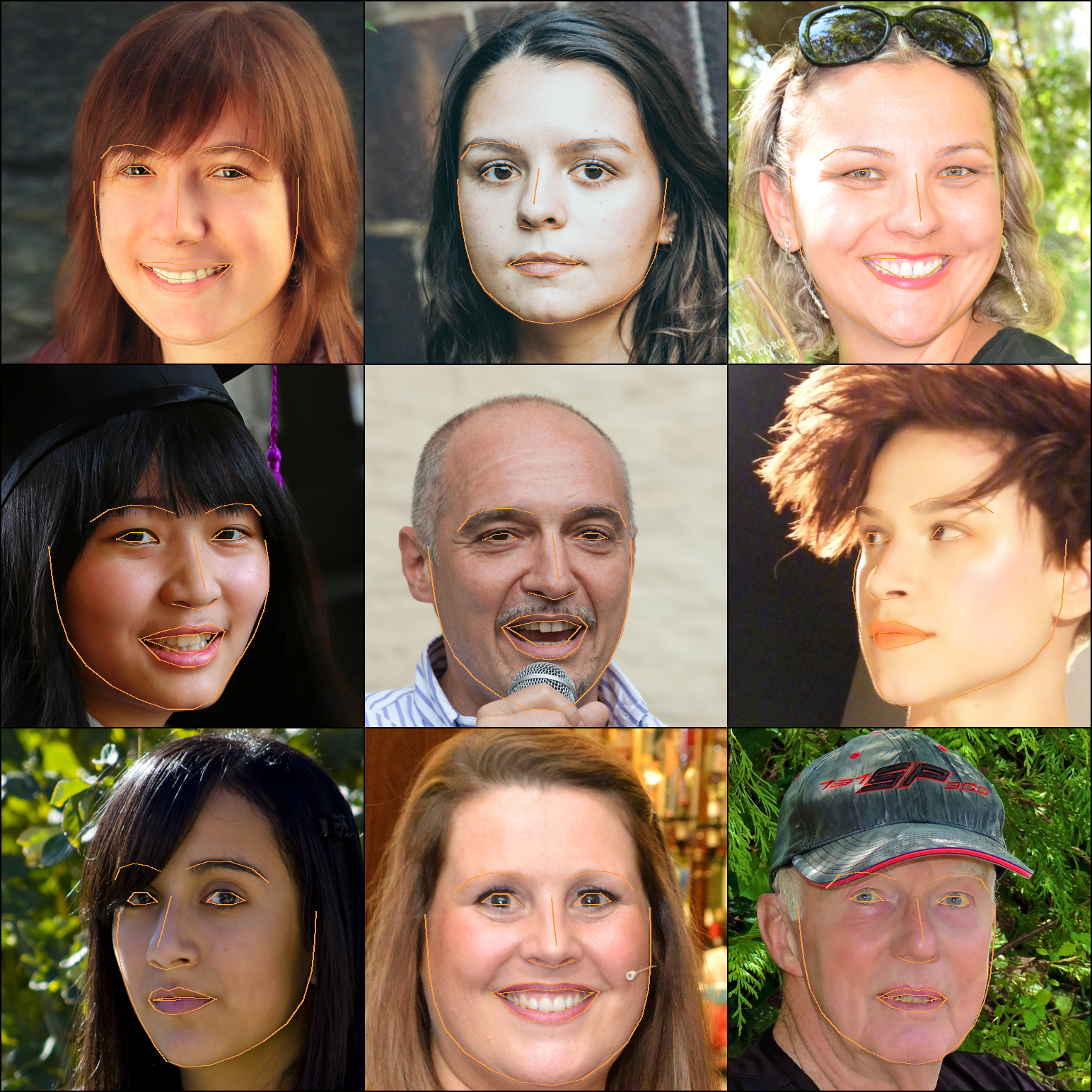 GitHub - SimplePro/FacialLandmarkDetection: Facial Landmark Detection ...