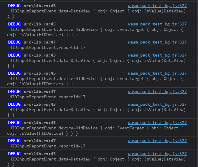 Use WebHID from wasm-bindgen · GitHub