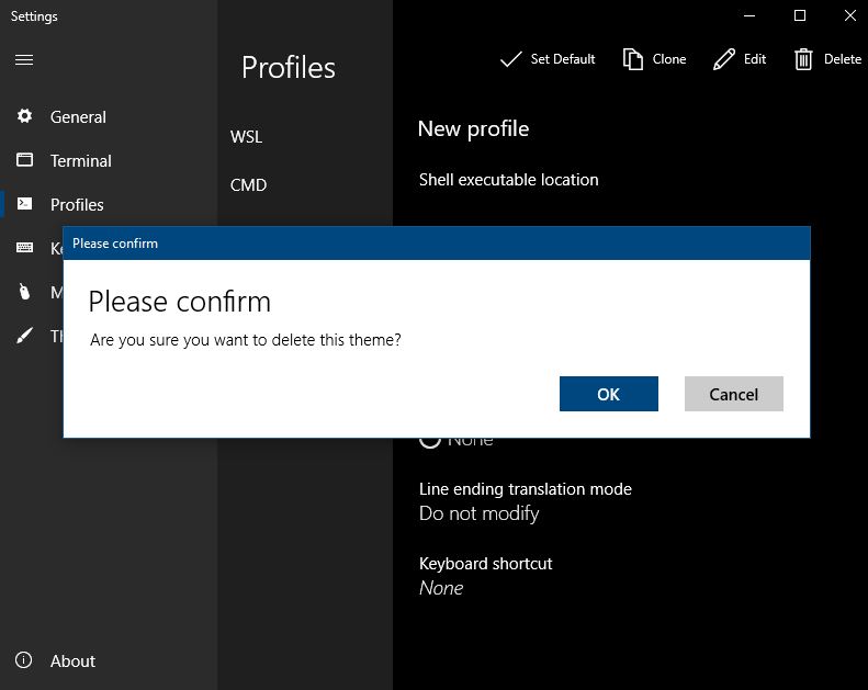 Wrong text when delete a profile · Issue #370 · felixse/FluentTerminal ...