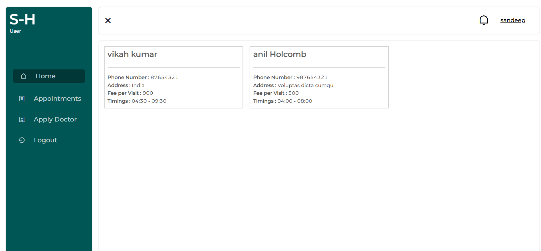 GitHub - Mukesh16407/doctorappointment: Role Based App, user role (User ...